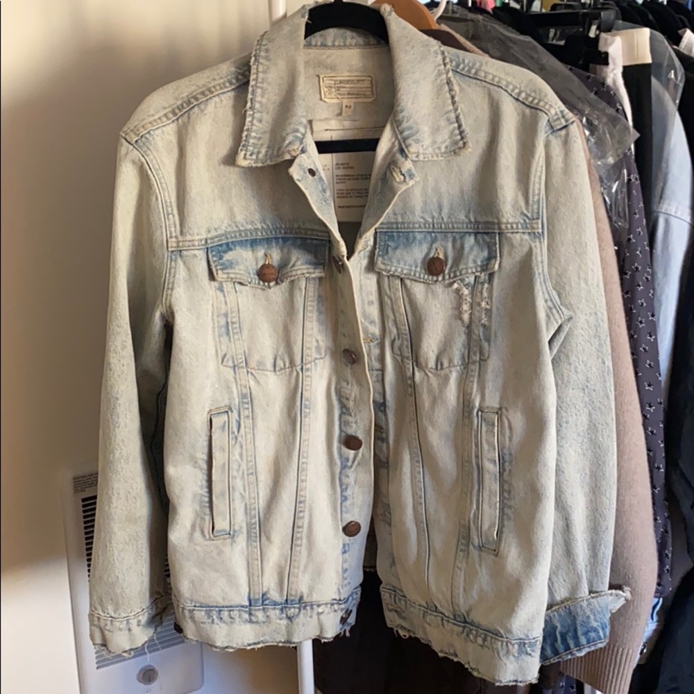 Current Elliot Oversized Denim Jacket - image 1